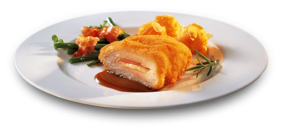 Puten Cordon Bleu (gegart)